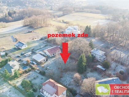 Ládeves (Kamenice)  stavební pozemek 1.034 m2
