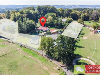 Ládeves u Kamenice, samostatný rodinný dům uprostřed přírody