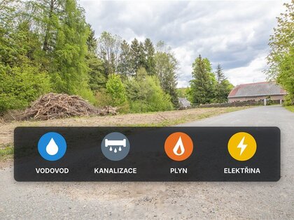 Hamry, stavební pozemek 1.797 m2 v CHKO Žďárské vrchy 