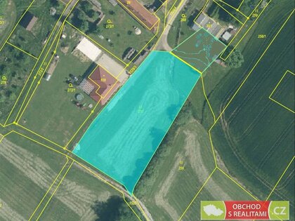 Dírná  Lžín, stavební pozemek o výměře 2.984 m2