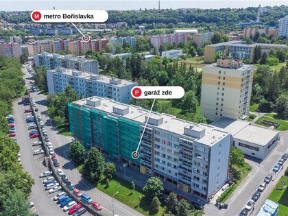 Praha / Vokovice, garáž 16 m2 na prodej